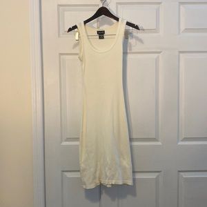 Cream Tank Top Dress